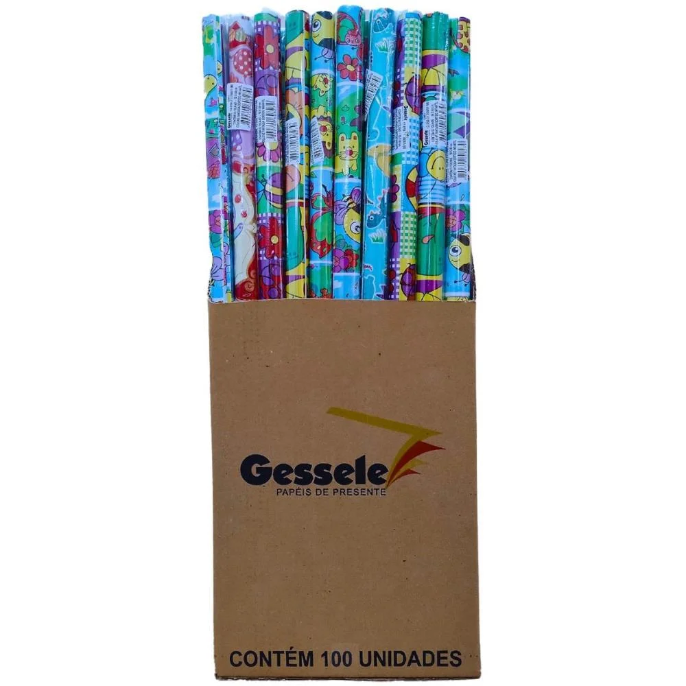 Papel Presente 100X60Cm. Infantil (S) Gessele (Dp.c/100)
