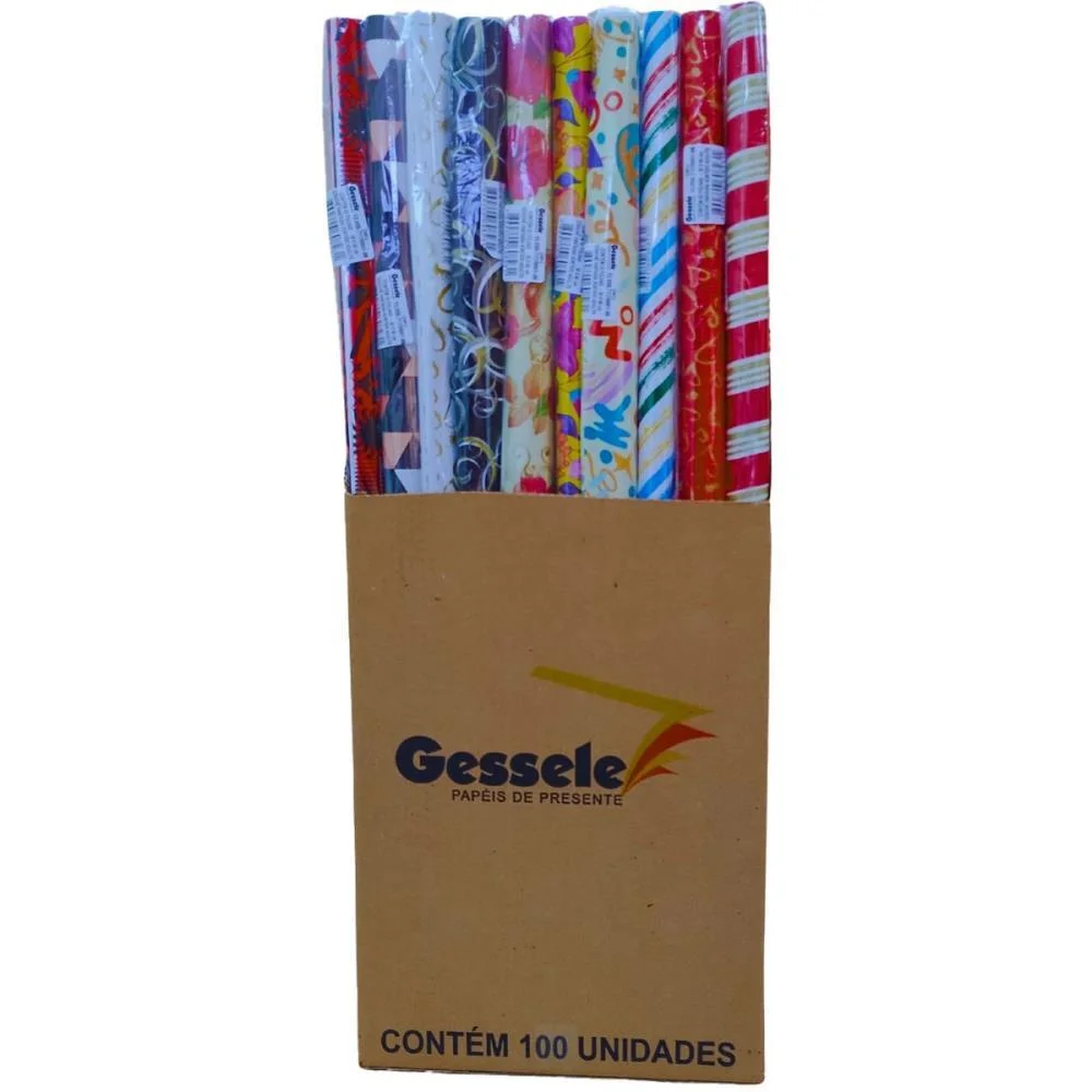 Papel Presente 100X60Cm. Adulto (S) Gessele (Dp.c/100)