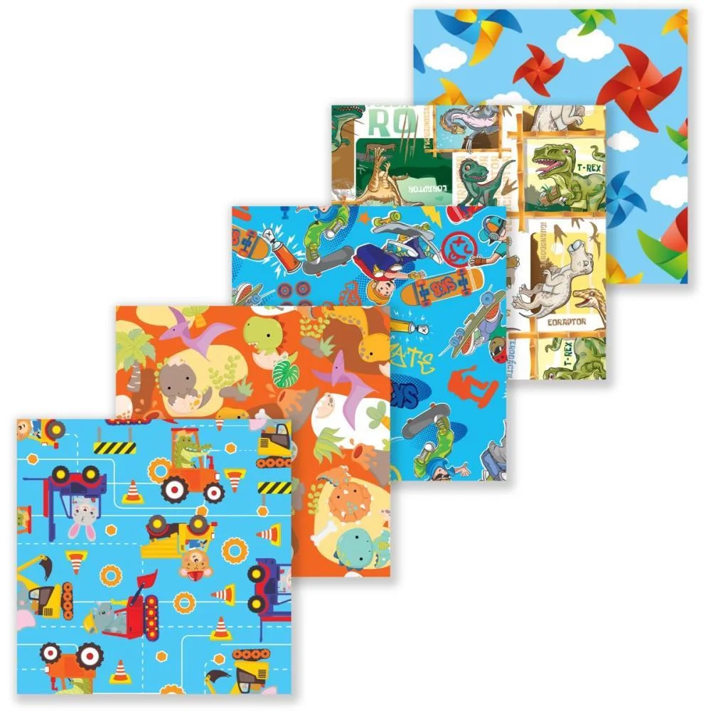 Saco Metalizado 30X45Cm Infantil Masculino Sortido Gala Embalagens (Pct.c/50)