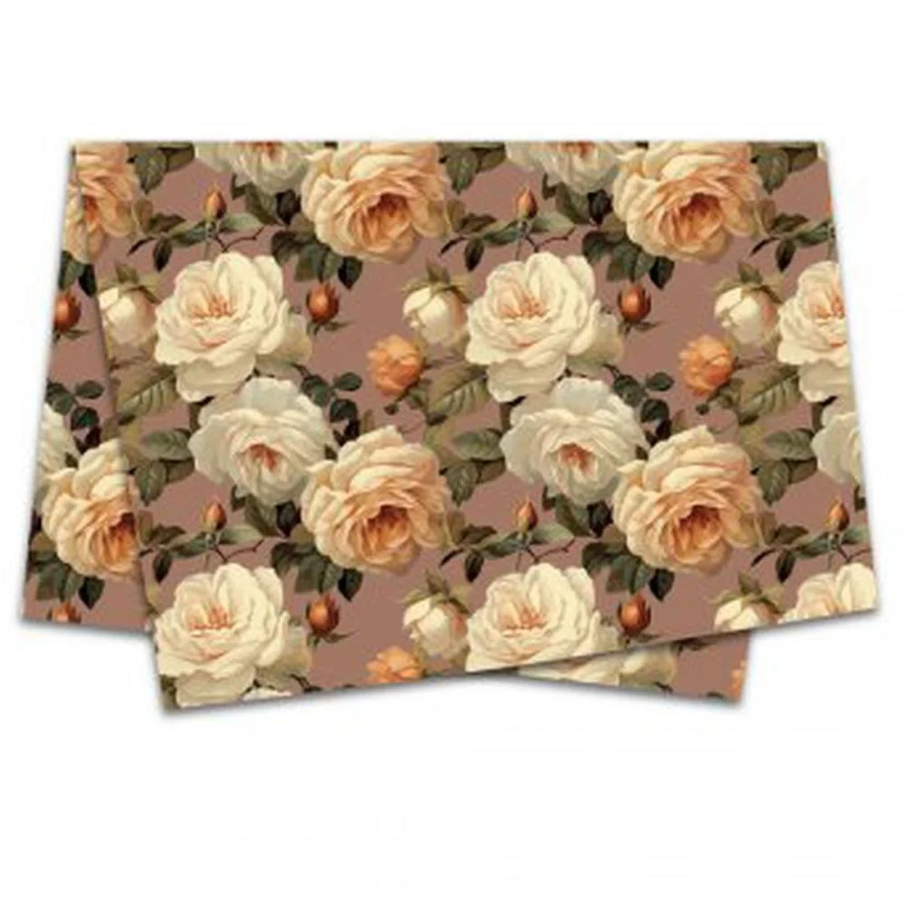 Papel Seda Decorado 50X70Cm Giullia Xingo Embalagens (Pct.c/50)