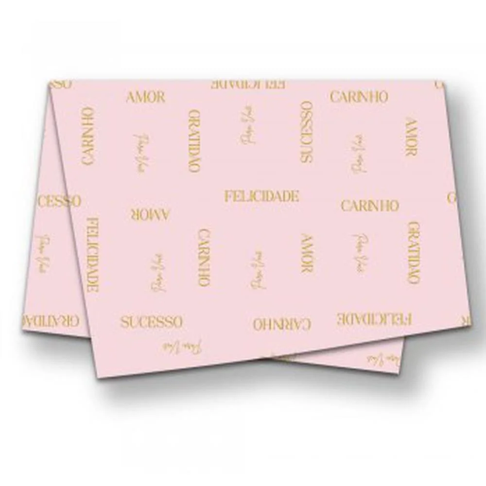 Poli Sujinho Decorado 49X69Cm Essencia Rosa Quartz Xingo Embalagens (Pct.c/50)