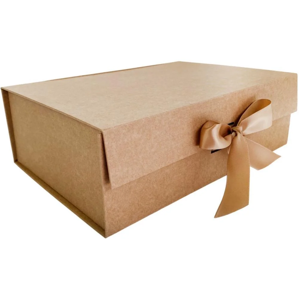 Caixa Para Presente Com Tampa Rigida Dobr. Kraft 28X20X9,2Cm Art Lille