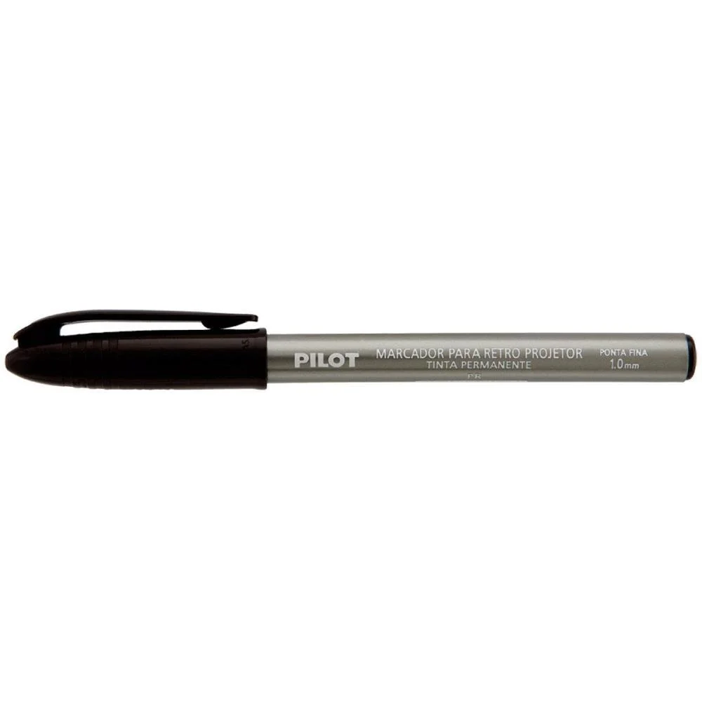 Caneta Retroprojetor 1.0Mm Marcador Azul Pilot (Cx.c/12)