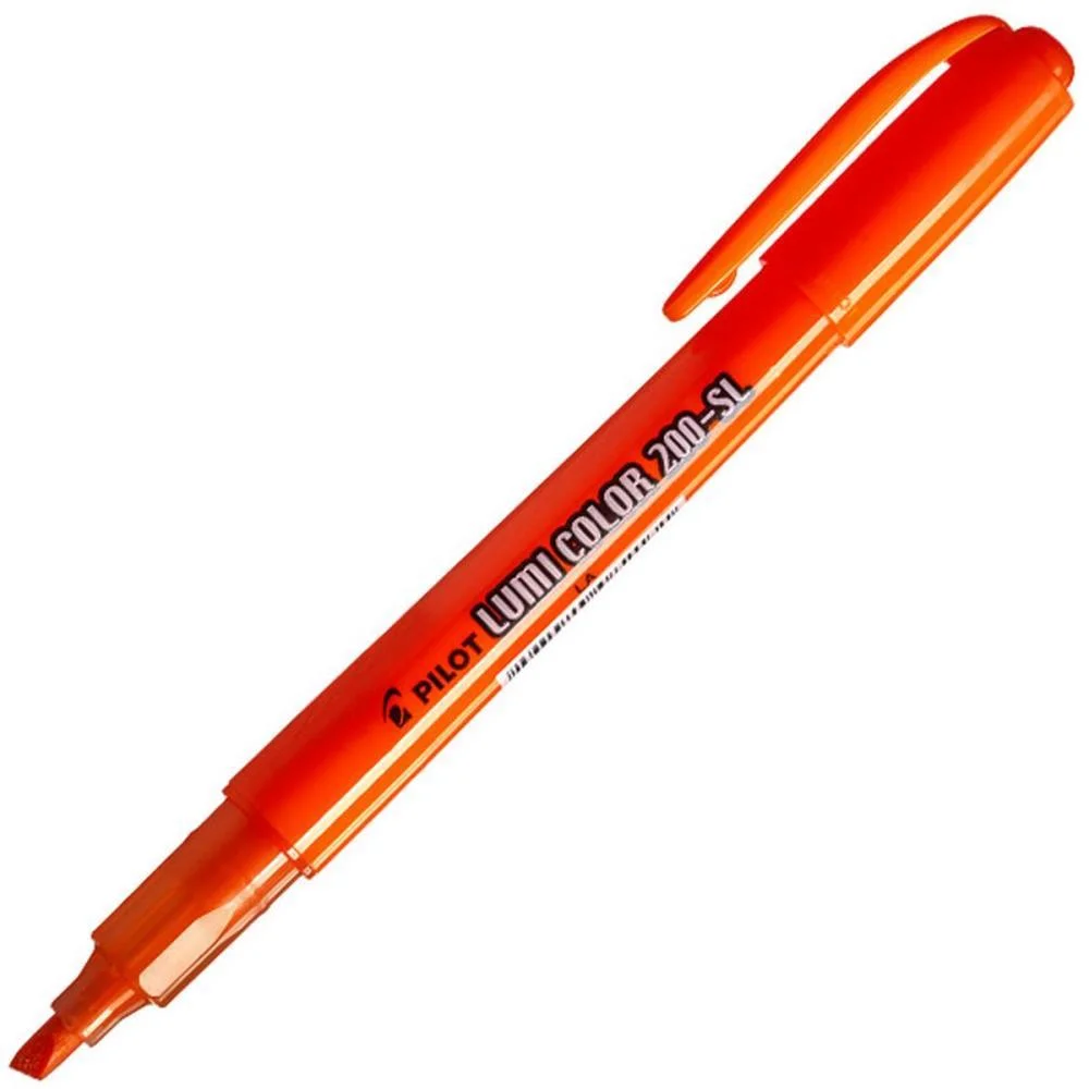 Caneta Marca Texto Lumicolor 200-Sl Laranja Pilot (Cx.c/12)