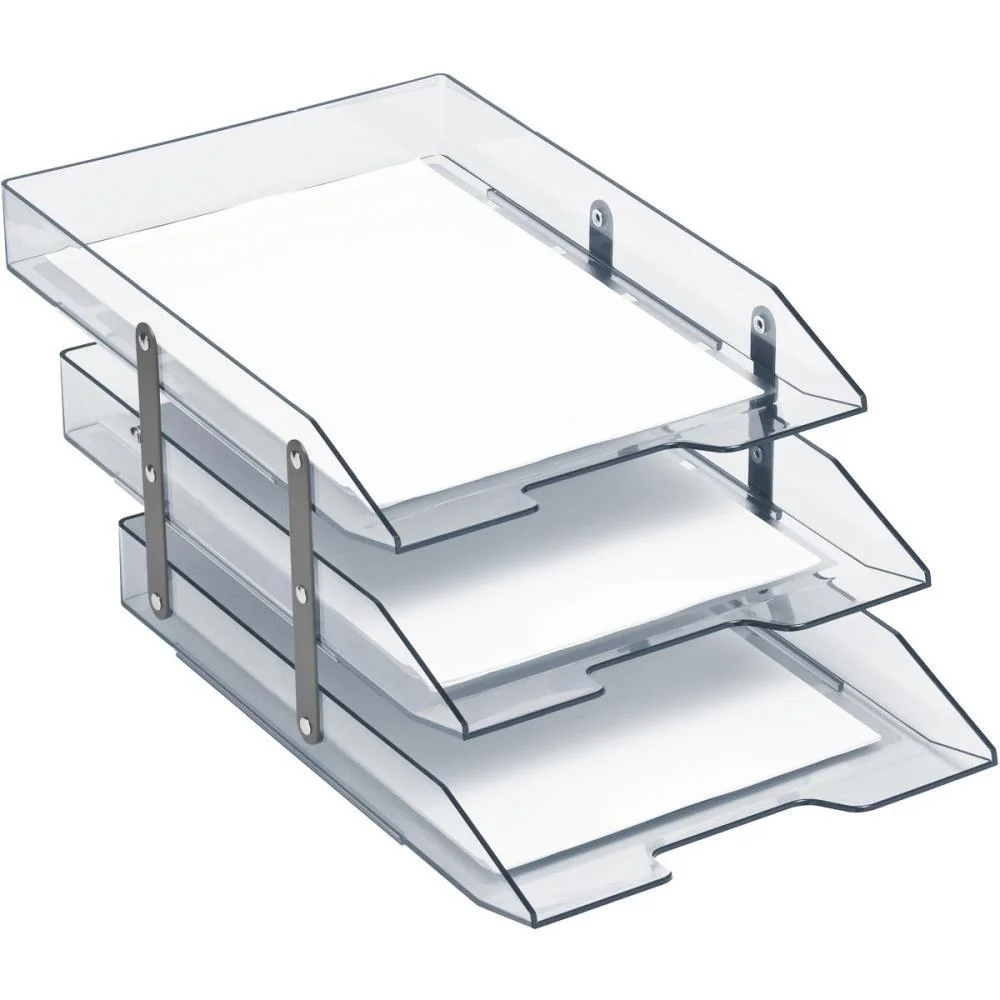 Caixa Correspondencia Tripla Movel Articulavel Cristal Acrimet