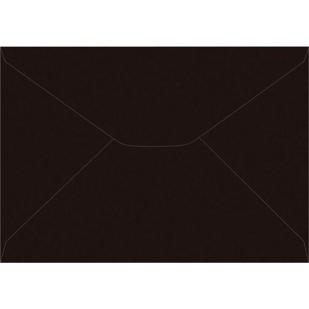 Envelope Colorido Carta 114X162Mm Preto 80G Foroni (Cx.c/100)