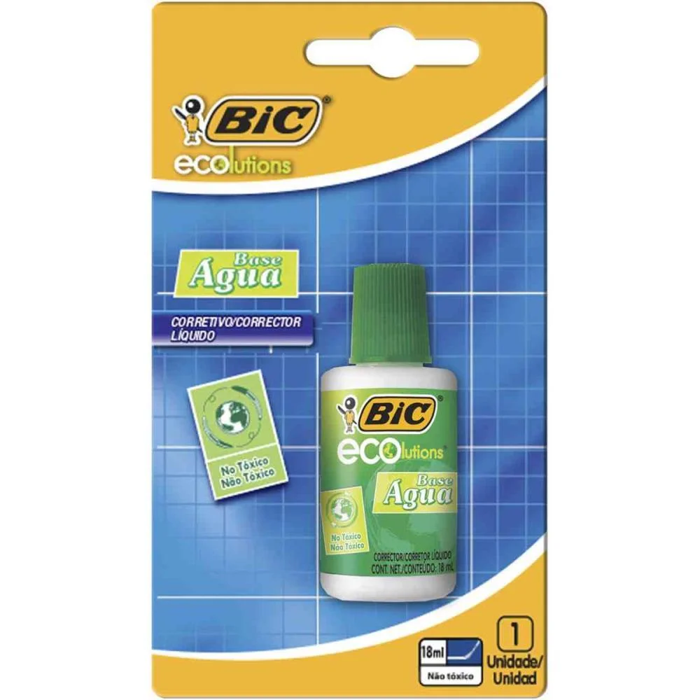 Corretivo Ecolutions 18Ml Bic (Bl.c/01)