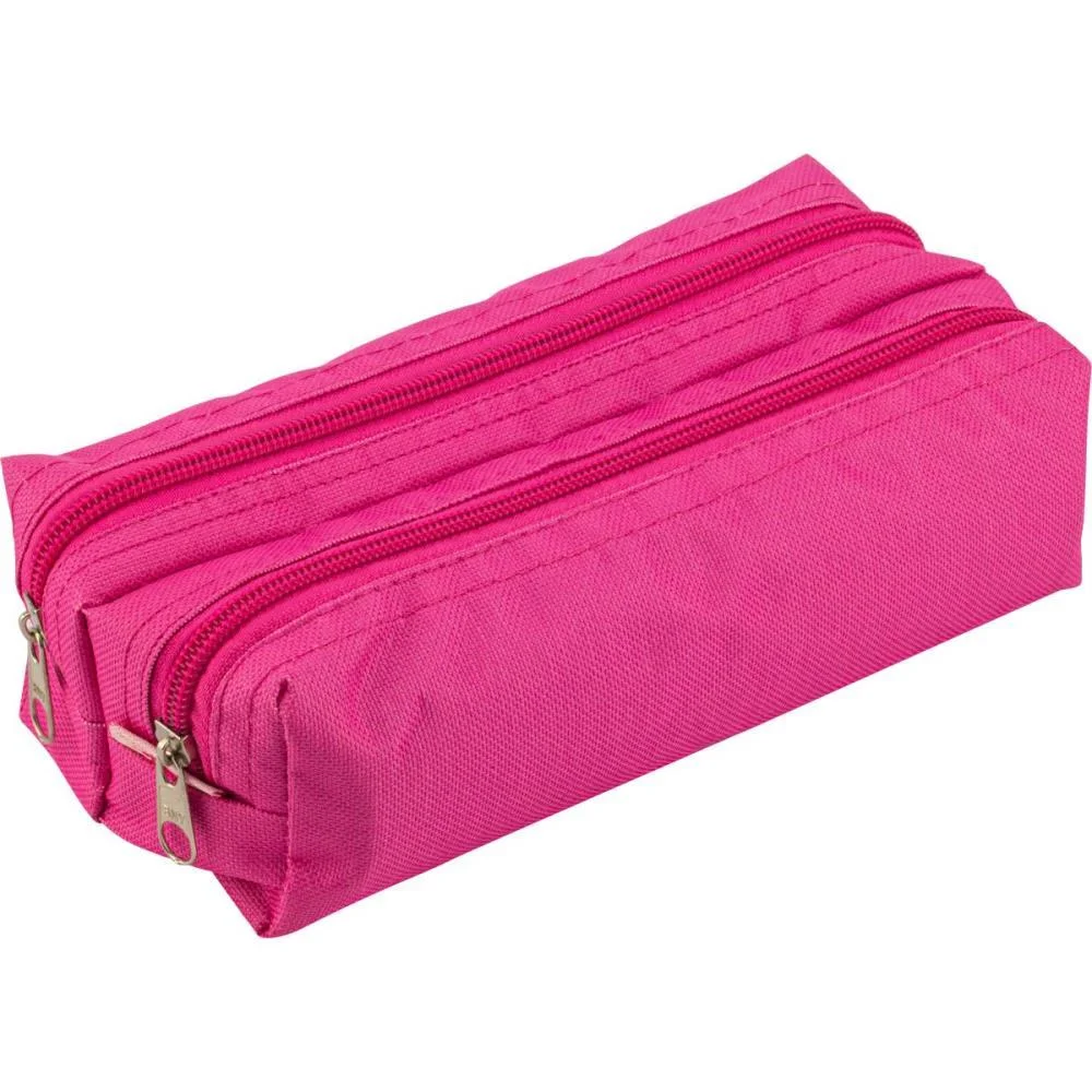 Estojo Duplo Lona Cores Sortidos Goodie (Pct.c/04)