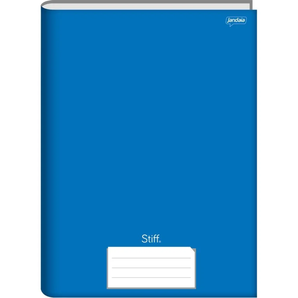 Caderno Brochurao Capa Dura Stiff 48 Folhas Azul Jandaia (Pct.c/10)