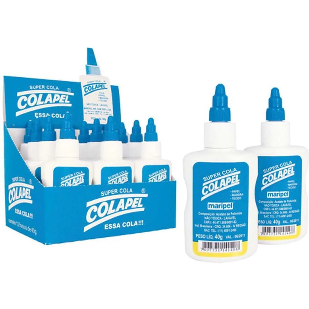 Cola Escolar Colapel 40G Maripel (Cx.c/12)