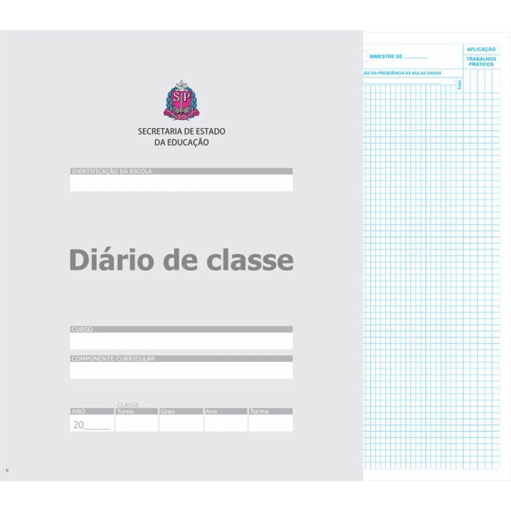 Diario De Classe Bimestral Est.sp 8Fl 275X310Mm Tamoio (Pct.c/50)