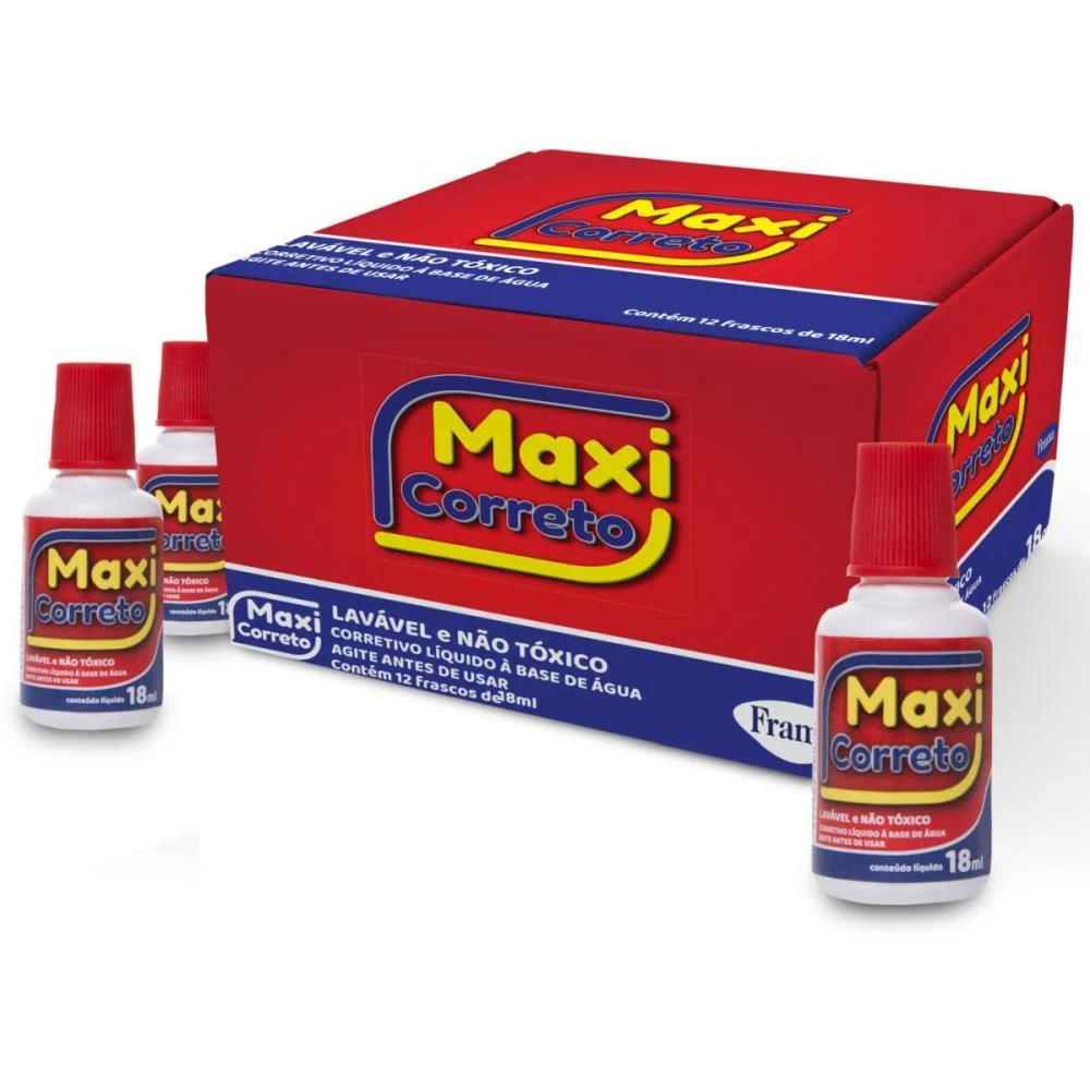 Corretivo Maxi Correto 18Ml Frama (Cx.c/12)