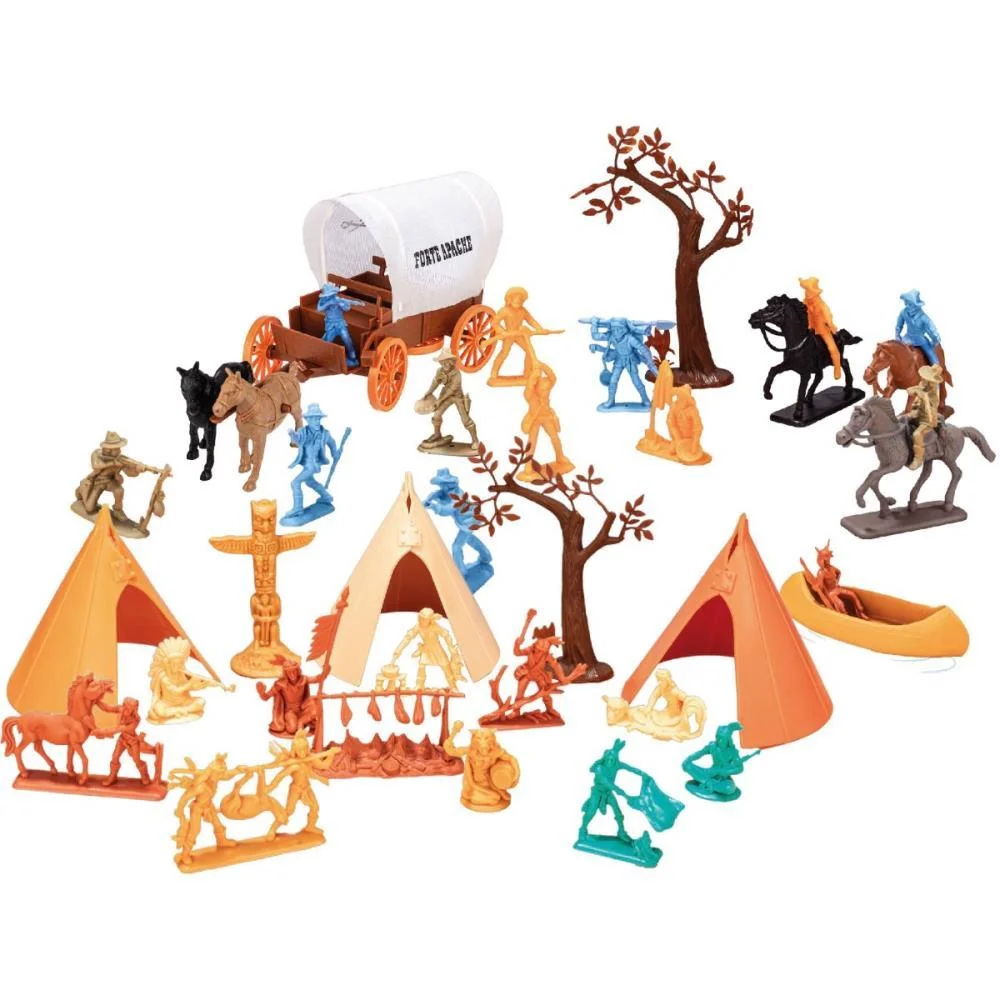Miniatura Colecionavel Acampamento Apache/Cowboys Gulliver
