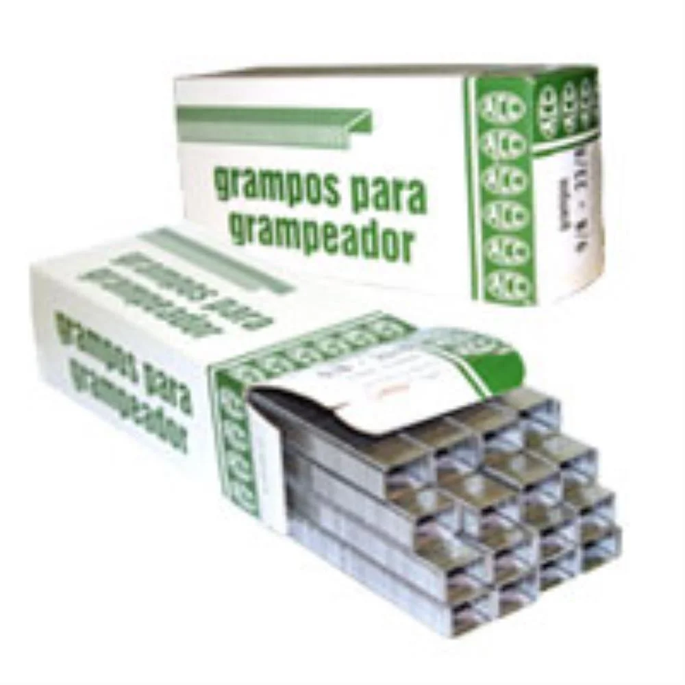 Grampo Para Grampeador 23/8 Galvanizado 5000 Grampos Acc (Caixa)