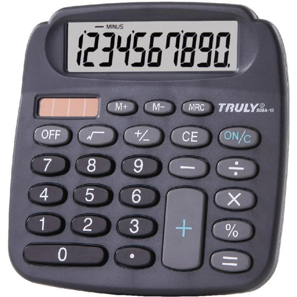 Calculadora De Mesa 10 Dig. Solar/Bat.grande Procalc