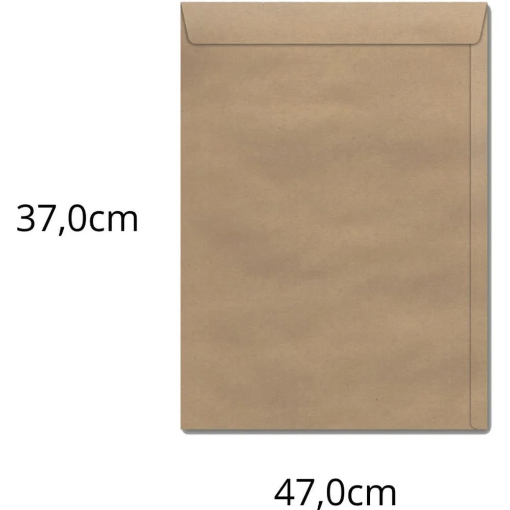 Envelope Saco Natural 370X470 80Grs. Kn 47 Scrity (Cx.c/100)