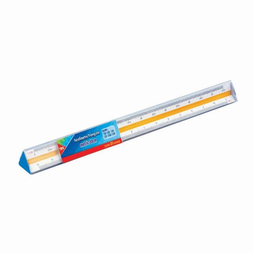 Escalimetro Tris Metric Triangular 30Cm. Summit