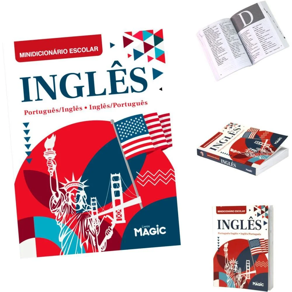 Dicionario Mini Ingles Port/Ingles Nova Ortograf 352P Magic Kids