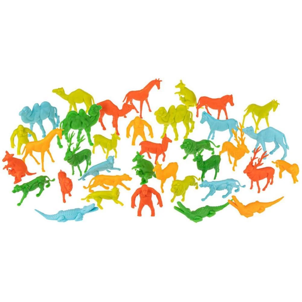 Miniatura Colecionavel Zoologico 36Pcs (S) Gulliver (Balde)