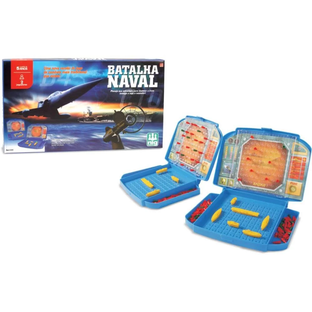 Jogo De Tabuleiro Batalha Naval Nig Brinquedos