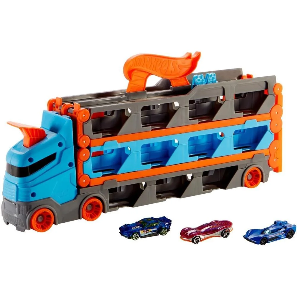 Hot Wheels Pista City Reboque Pista De Corrida Mattel