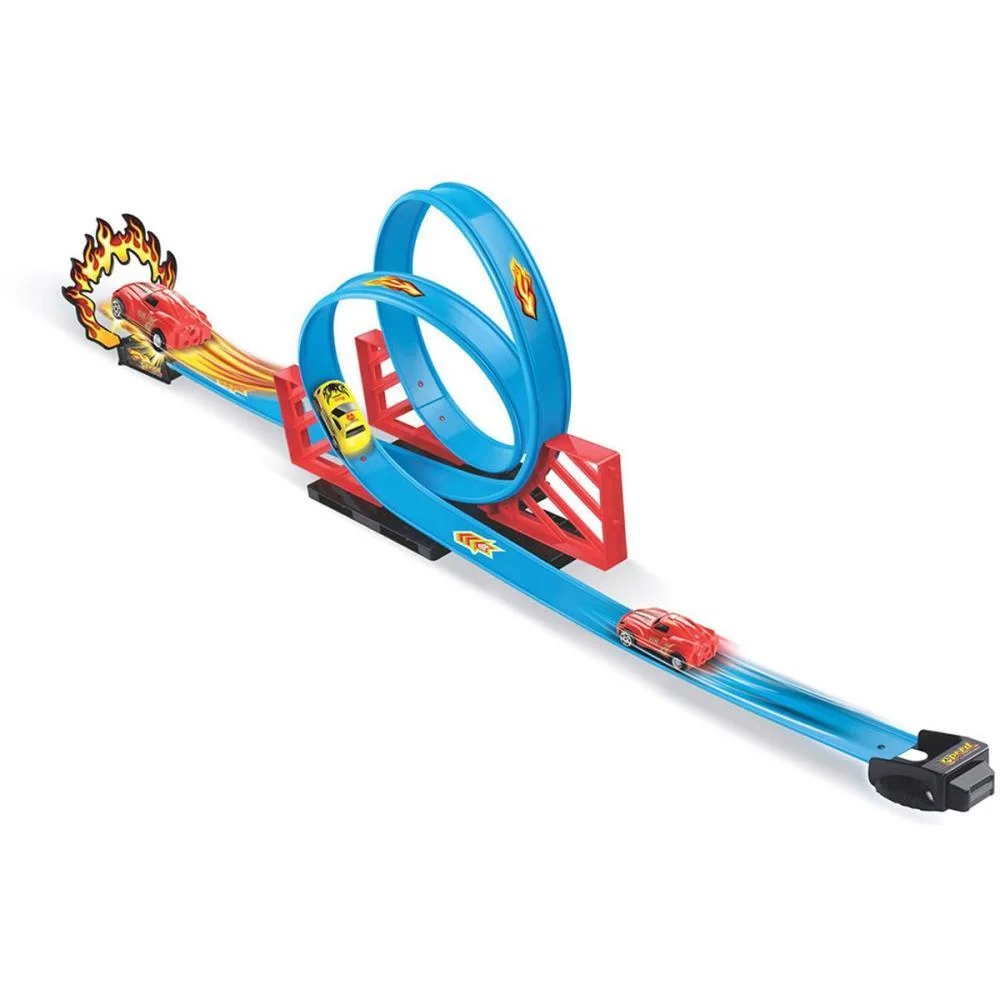 Pista Duplo Looping Braskit