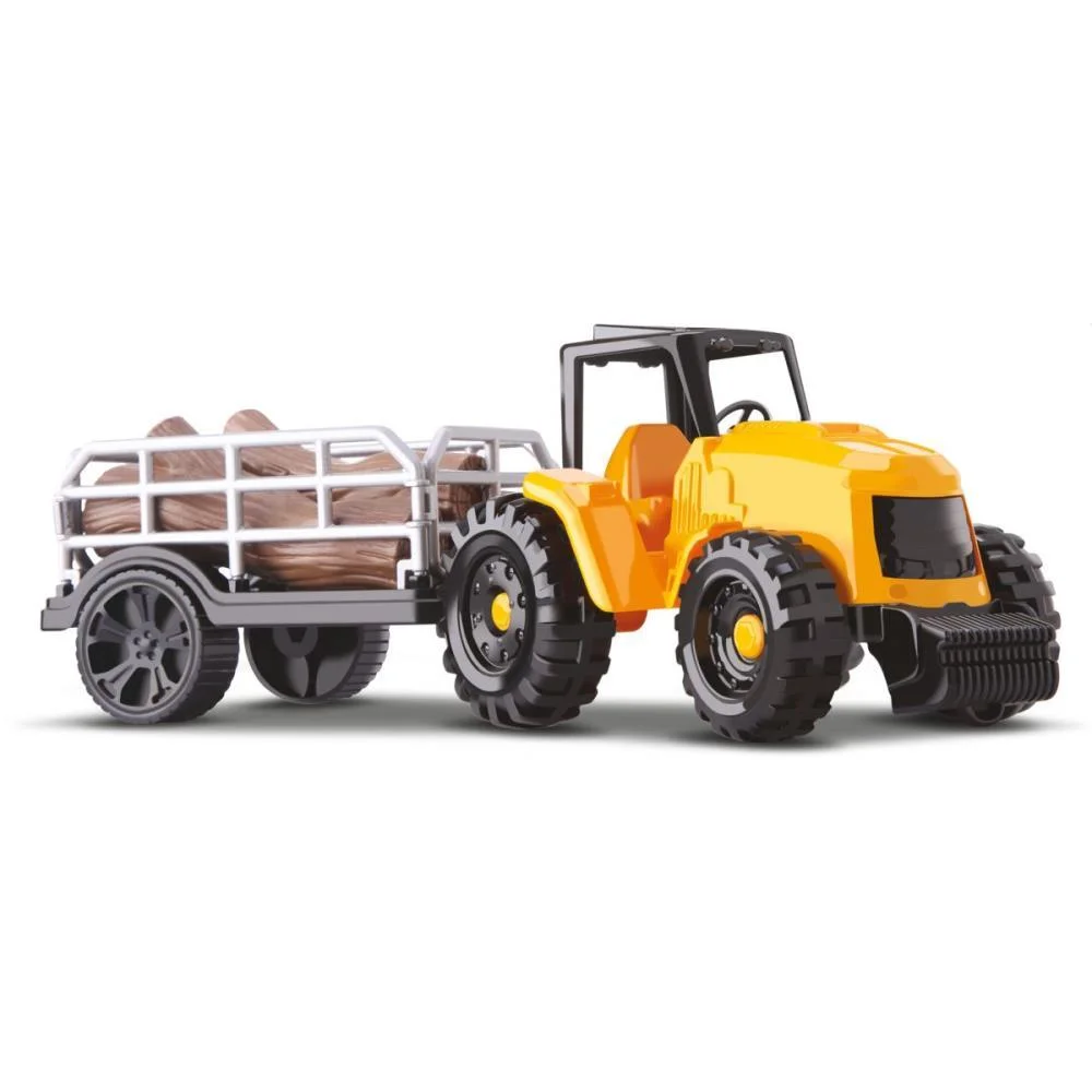 Trator Farm Work Tora 34Cm. Sortidos Orange Toys