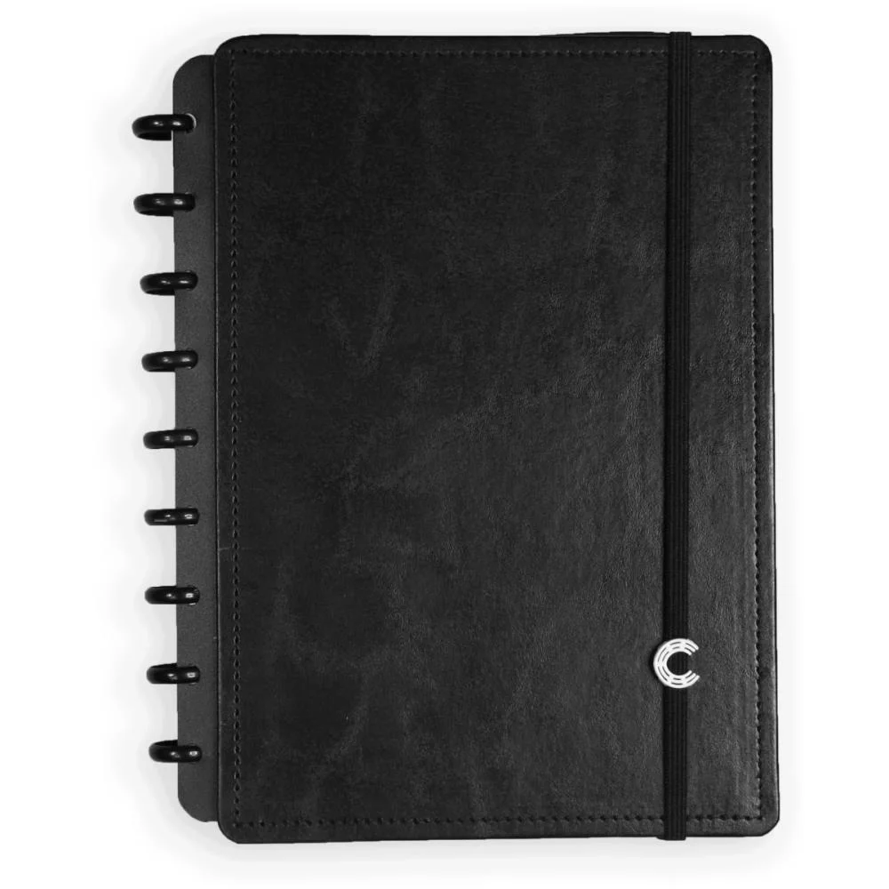 Caderno Inteligente Medio Black 80Fls 190X255Mm Caderno Inteligente