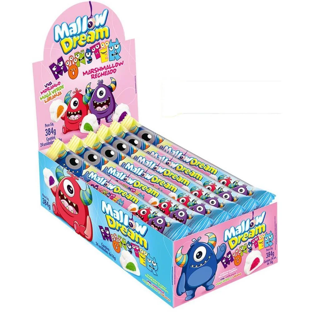 Doce Mallowdream Marshm. Recheado Danilla Foods C/ 24 Unidades