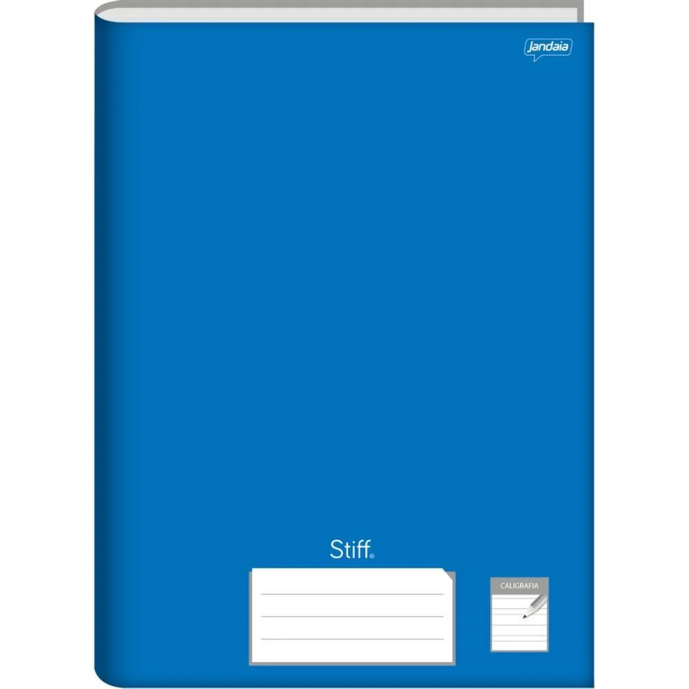 Caderno Caligrafia Capa Dura Stiff Azul 96F Univ. Broch. Jandaia (Pct.c/05)