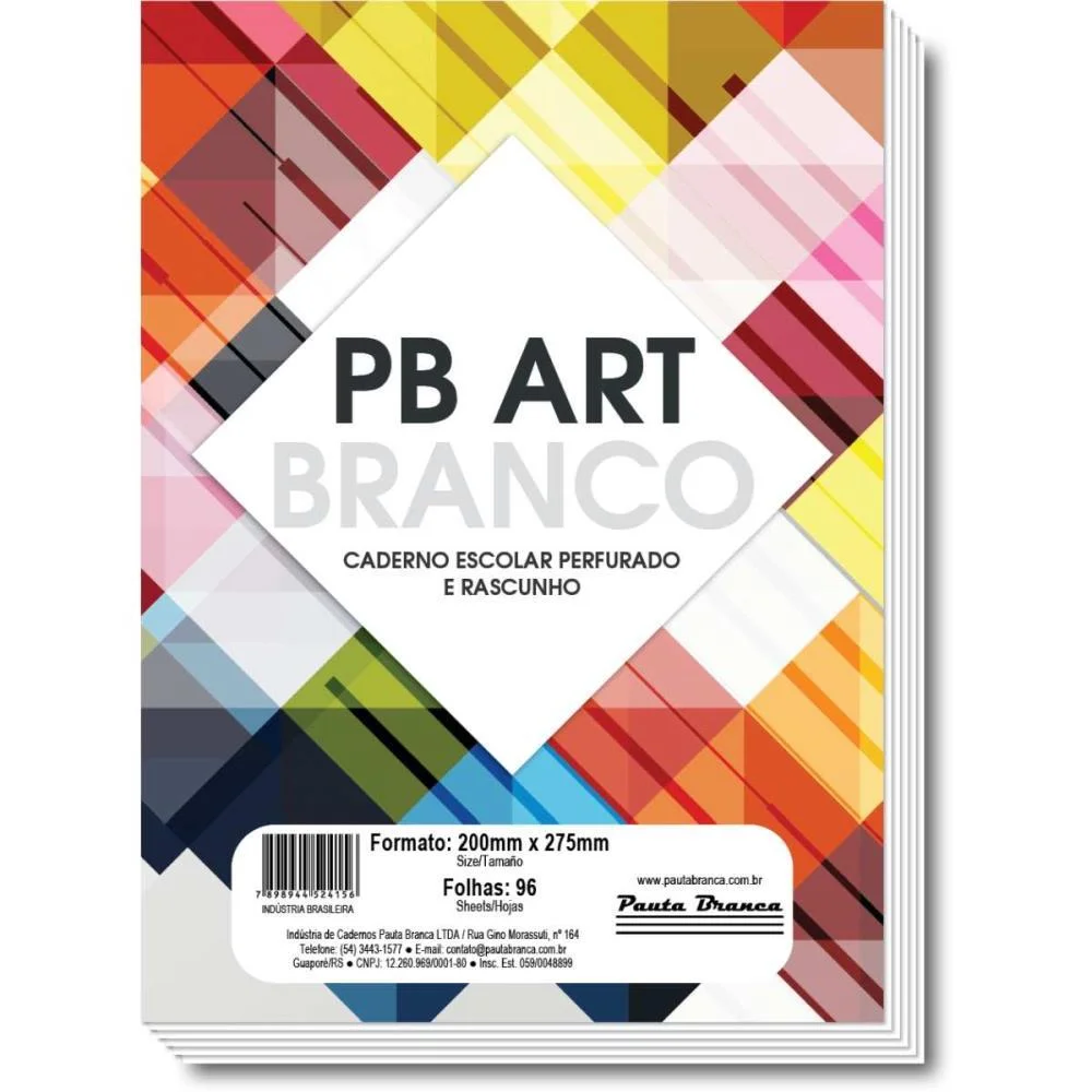 Bloco Para Fichario Universit. 96Fls. Branco Pauta Branca (Pct.c/10)