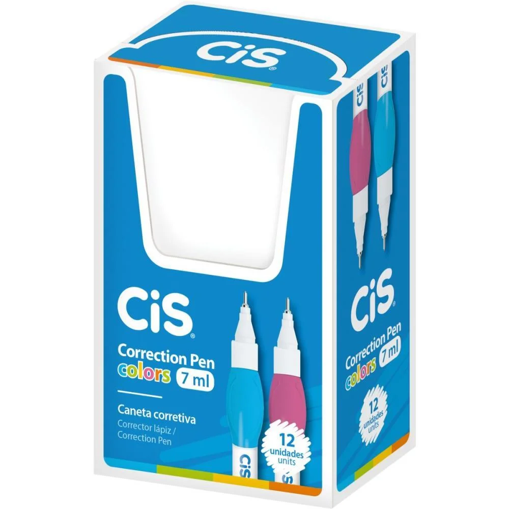 Caneta Corretiva Cis Correction Pen Colors 7Ml Sertic (Cx.c/12)