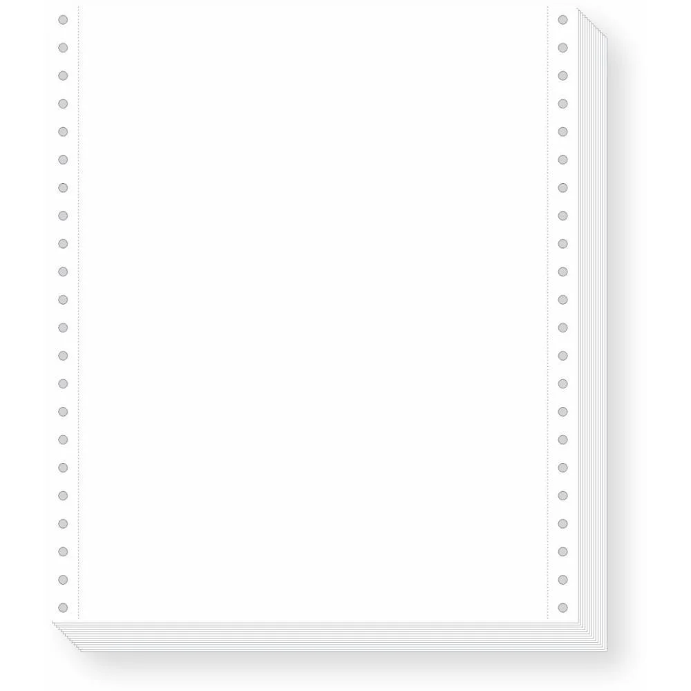 Formulario Continuo Branco 1 Via 80 Colunas 56G. Tamoio (Cx/3000)