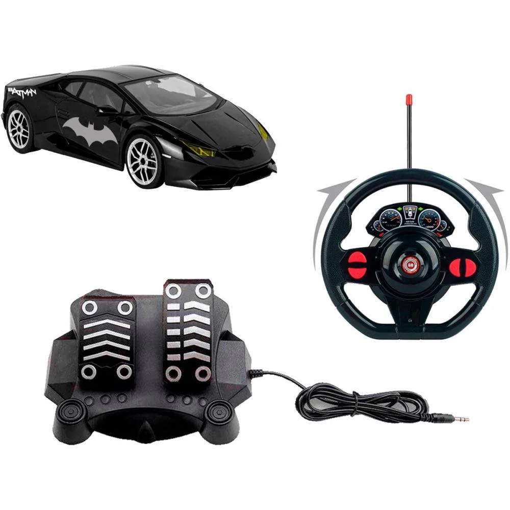 Carrinho Controle Remoto Batman Dark Running 7F.recar. Candide