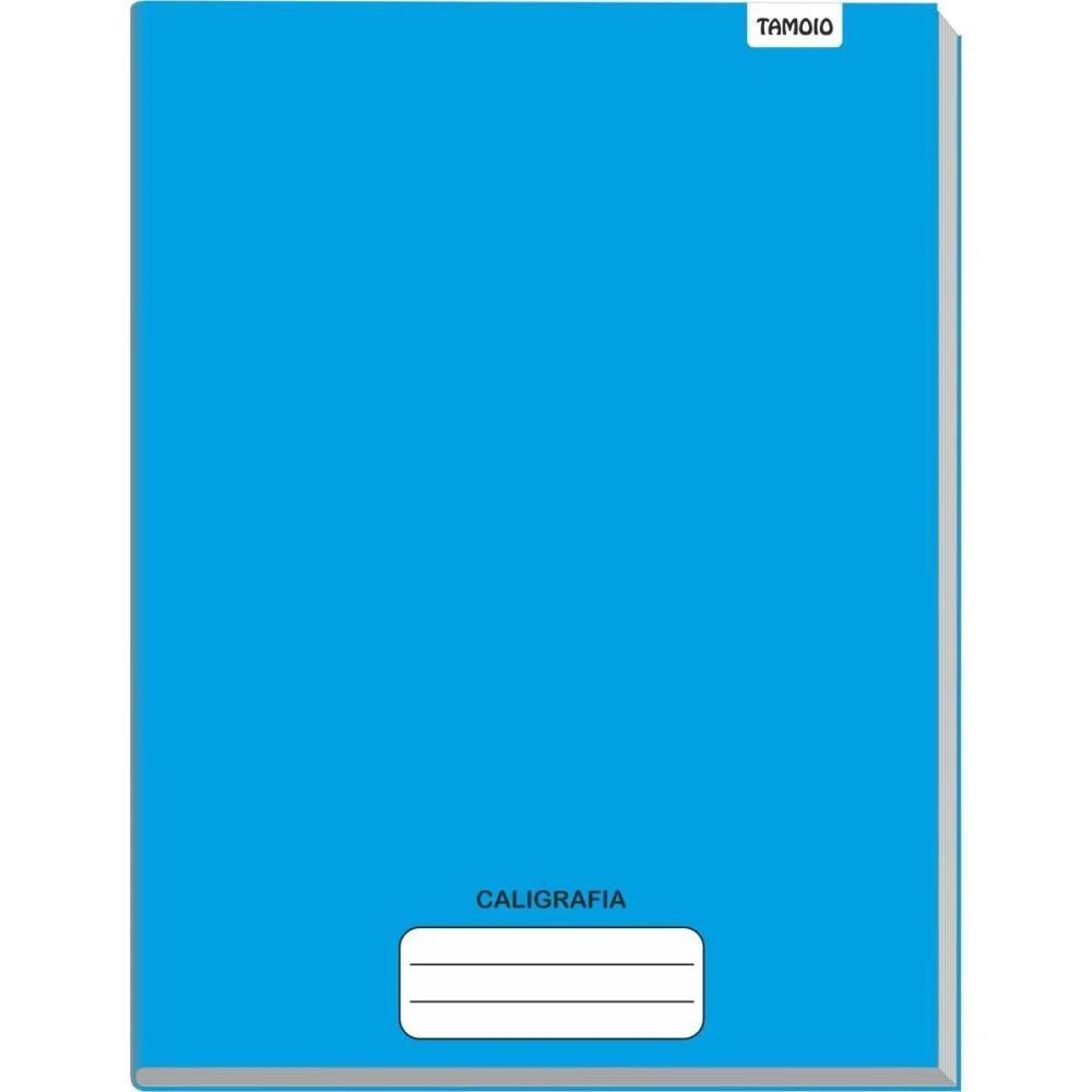 Caderno Caligrafia Capa Dura Liso 48Fl Brochurao Azul Tamoio (Pct.c/05)