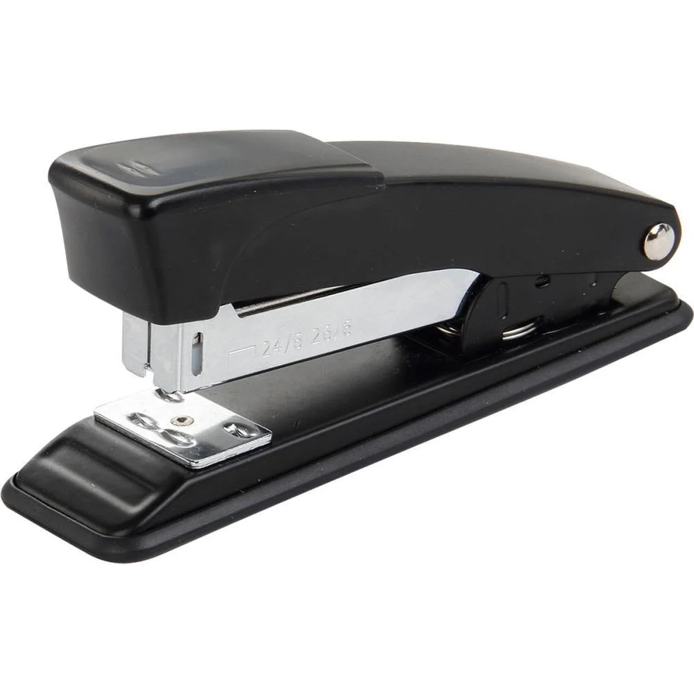 Grampeador Metal Ge-1037 Genial Preto P/20Fls Gramp Line
