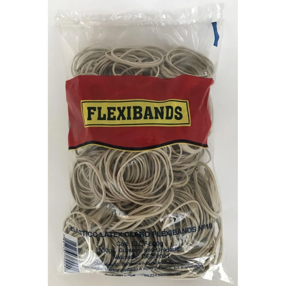 Elastico Flexibands Latex 500G N.18 Fulgor (Pacote)