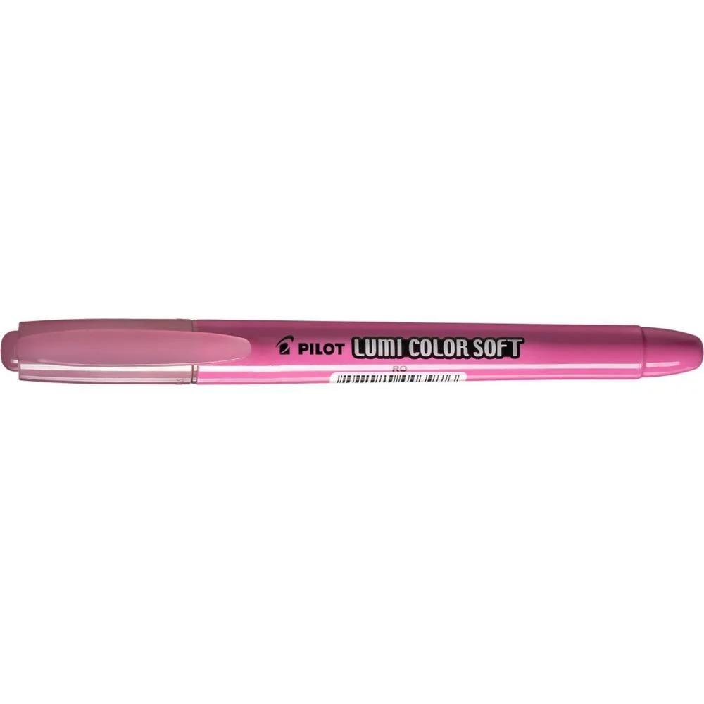 Caneta Marca Texto Lumicolor Soft Rosa Pastel Pilot (Cx.c/12)