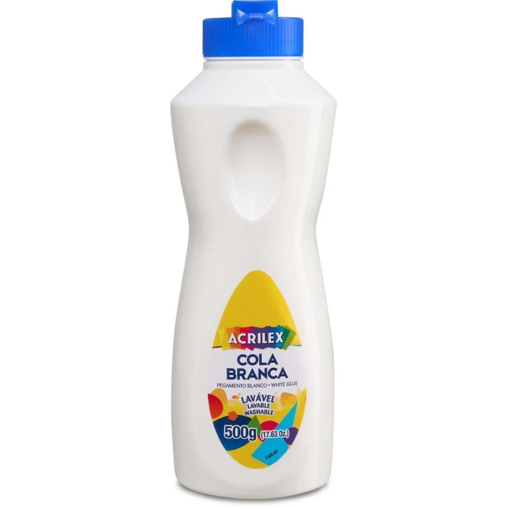 Cola Escolar Branca 500G Acrilex (Pct.c/04)