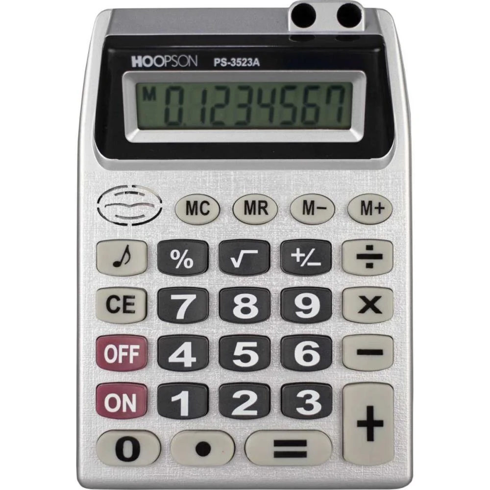 Calculadora De Mesa 8 Dig. Bateria Prata Mercoriental