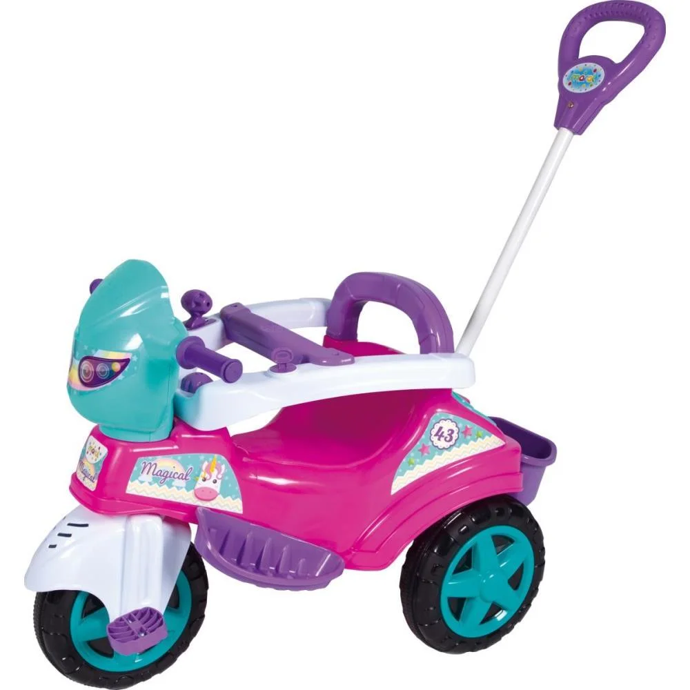 Veiculo Para Bebe Baby City Menina C/Som 30Kg Maral