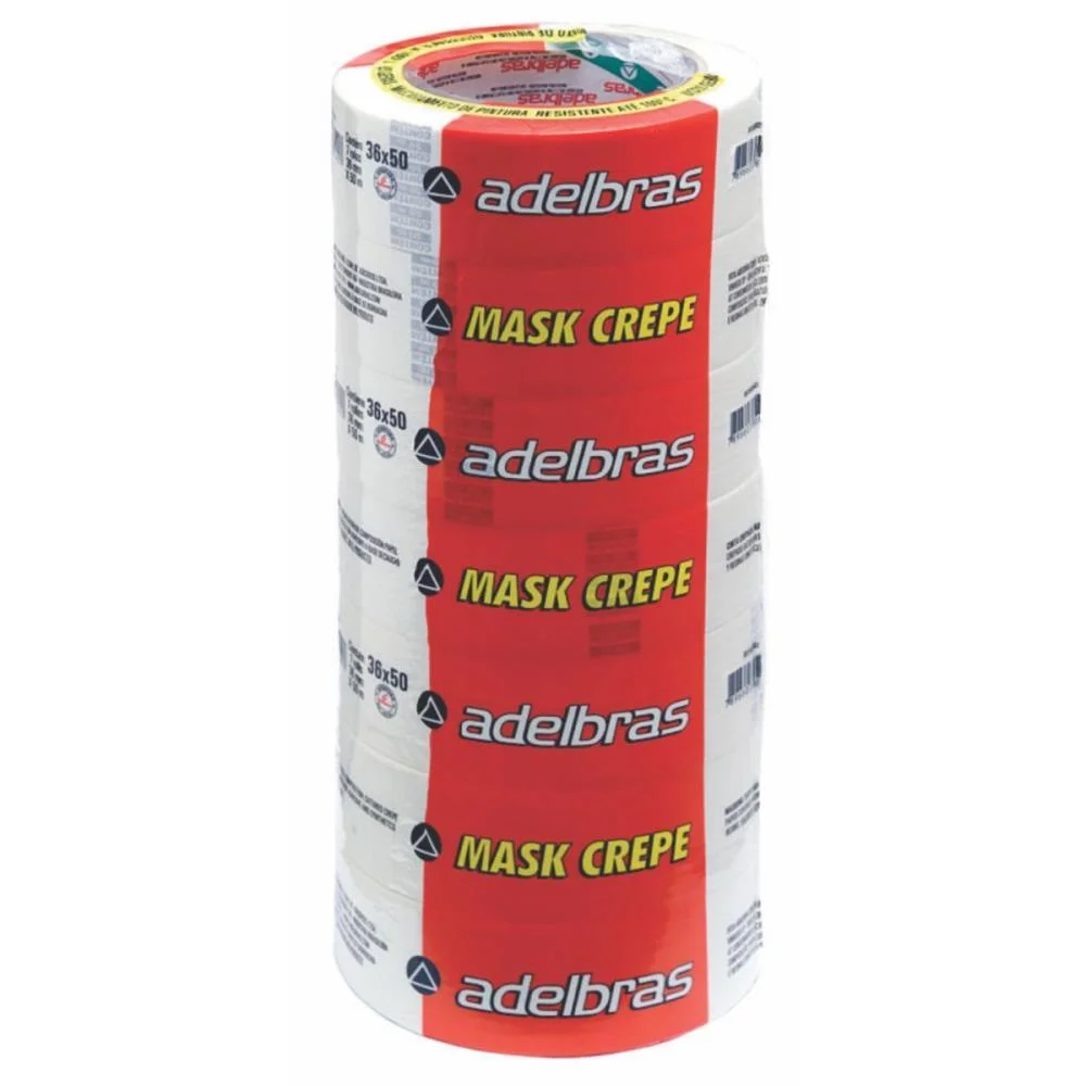 Fita Crepe 710 Mask Crepe 36Mmx50M Adelbras (Pct.c/07)