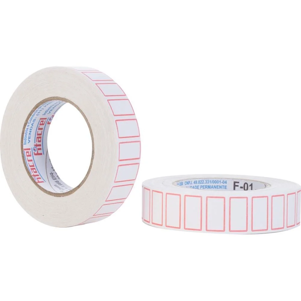 Etiqueta Para Preco F-01 20X12Mm 1660 Etiquetas Fitacrel (Rolo)