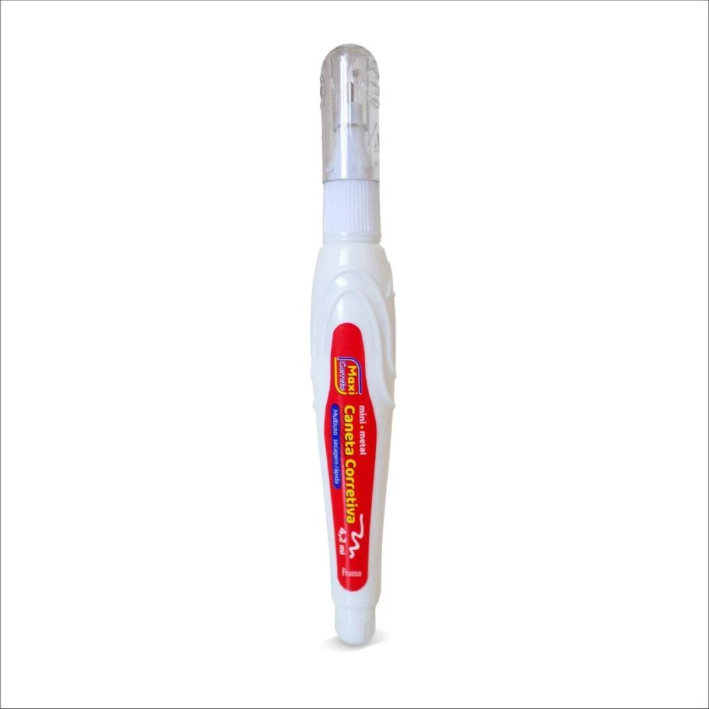 Caneta Corretiva 4,2Ml Mini Metal Frama C/ 12 Unidades