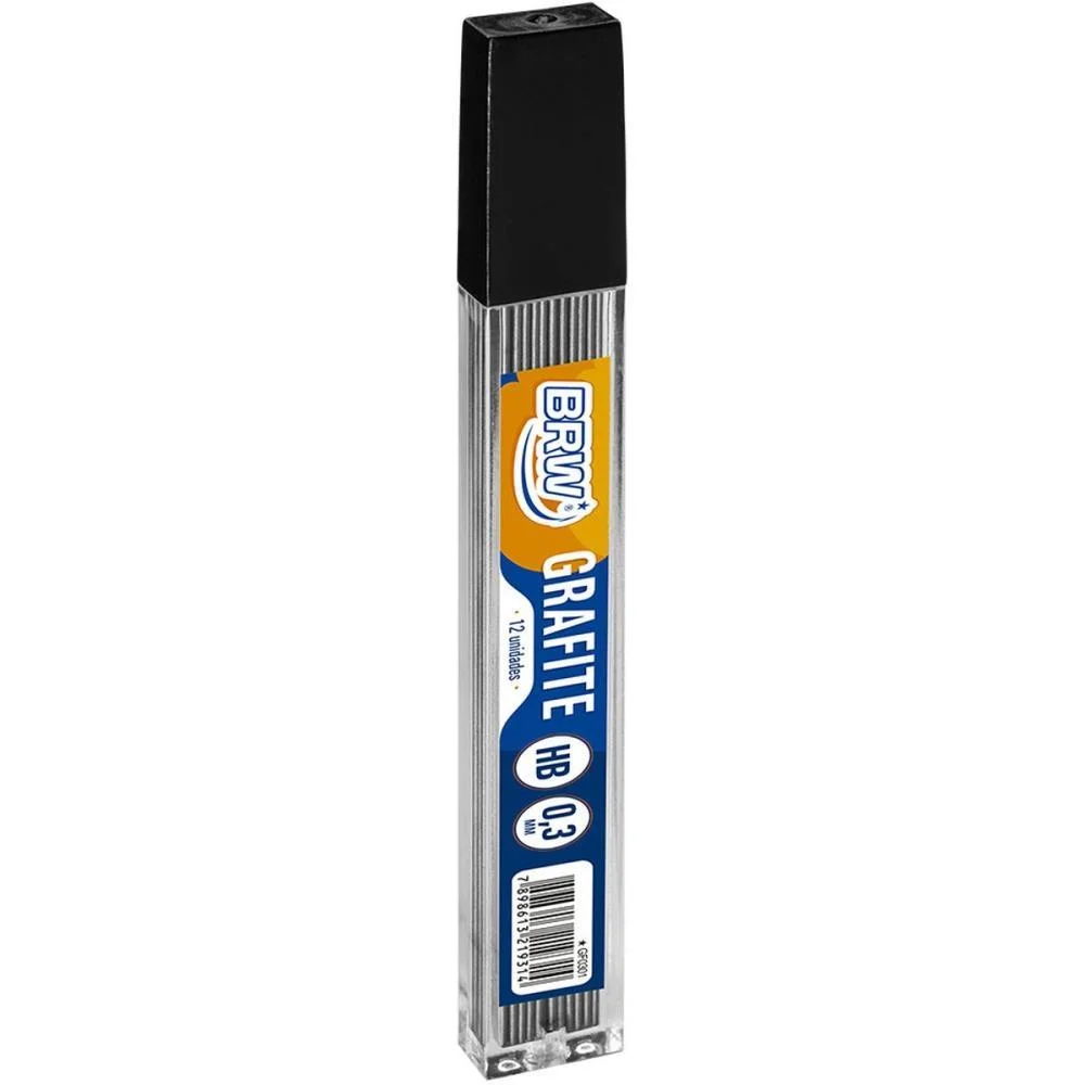 Grafite 0.3Mm Hb 12Tubosx12Minas Brw (Caixinha)