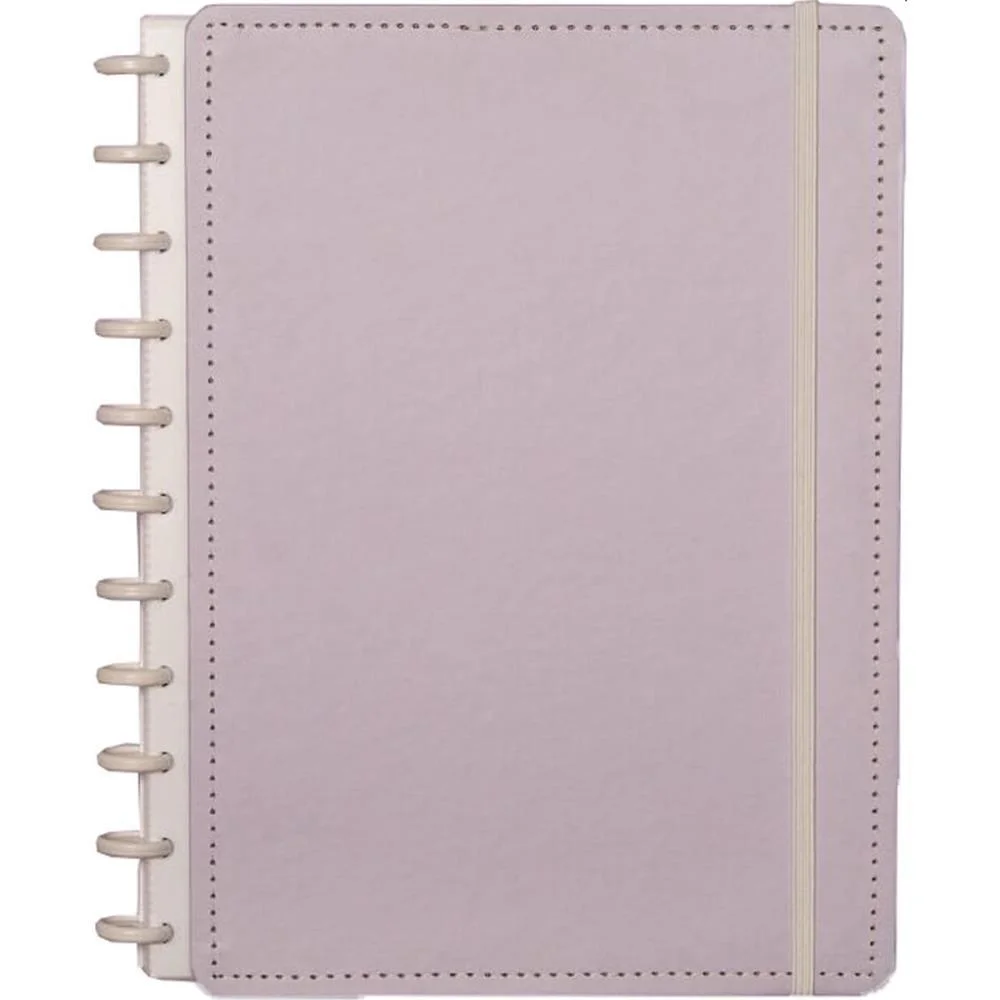 Caderno Inteligente Grande Lilas Pastel 80Fls 215X280Mm Caderno Inteligente