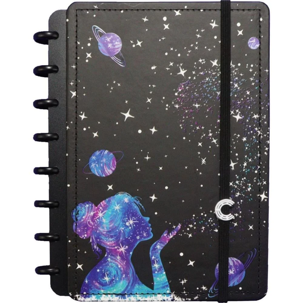 Caderno Inteligente Grande Poeira Das Estrelas 80Fls Caderno Inteligente