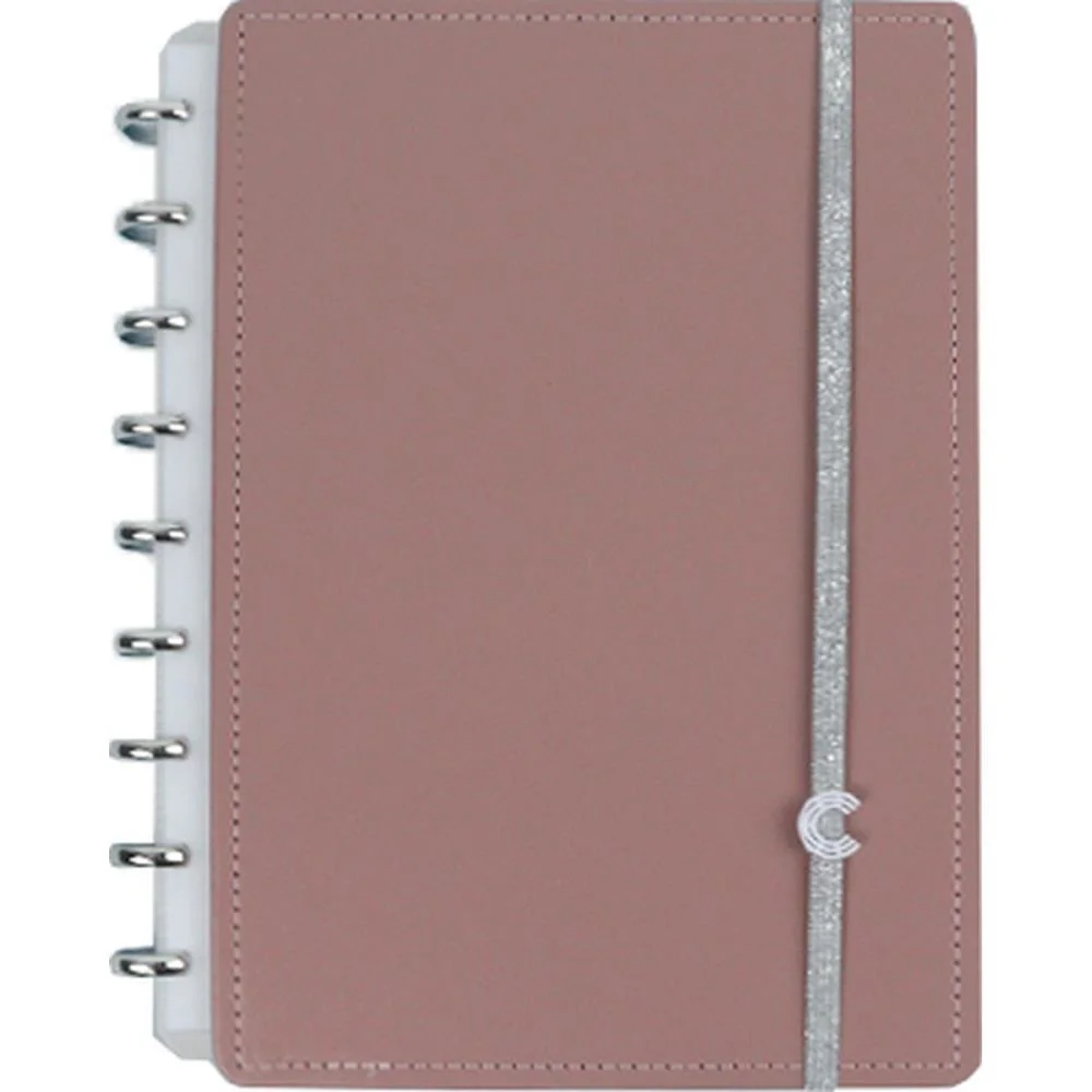 Caderno Inteligente Grande Chic Nude 80Fls 215X280Mm Caderno Inteligente
