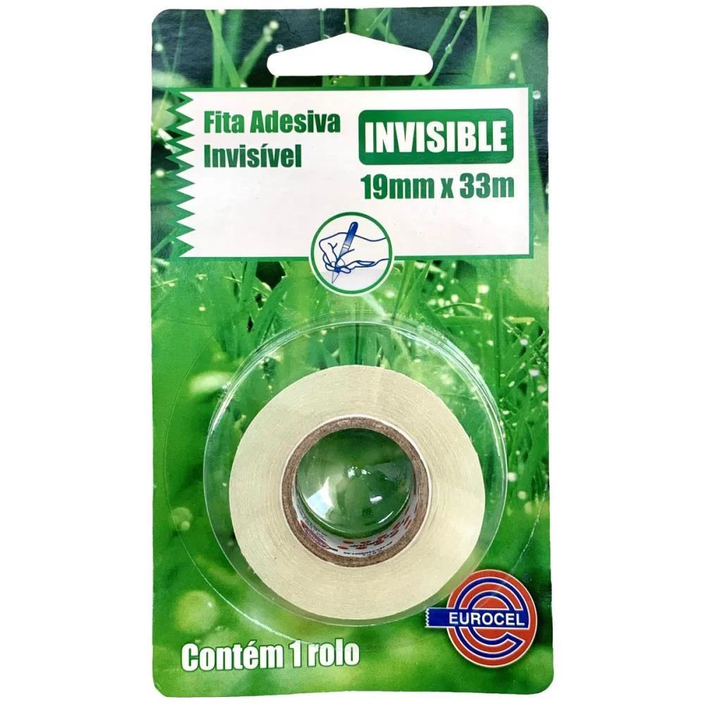 Fita Invisivel 19Mmx33M Eurocel (Bl.c/01)