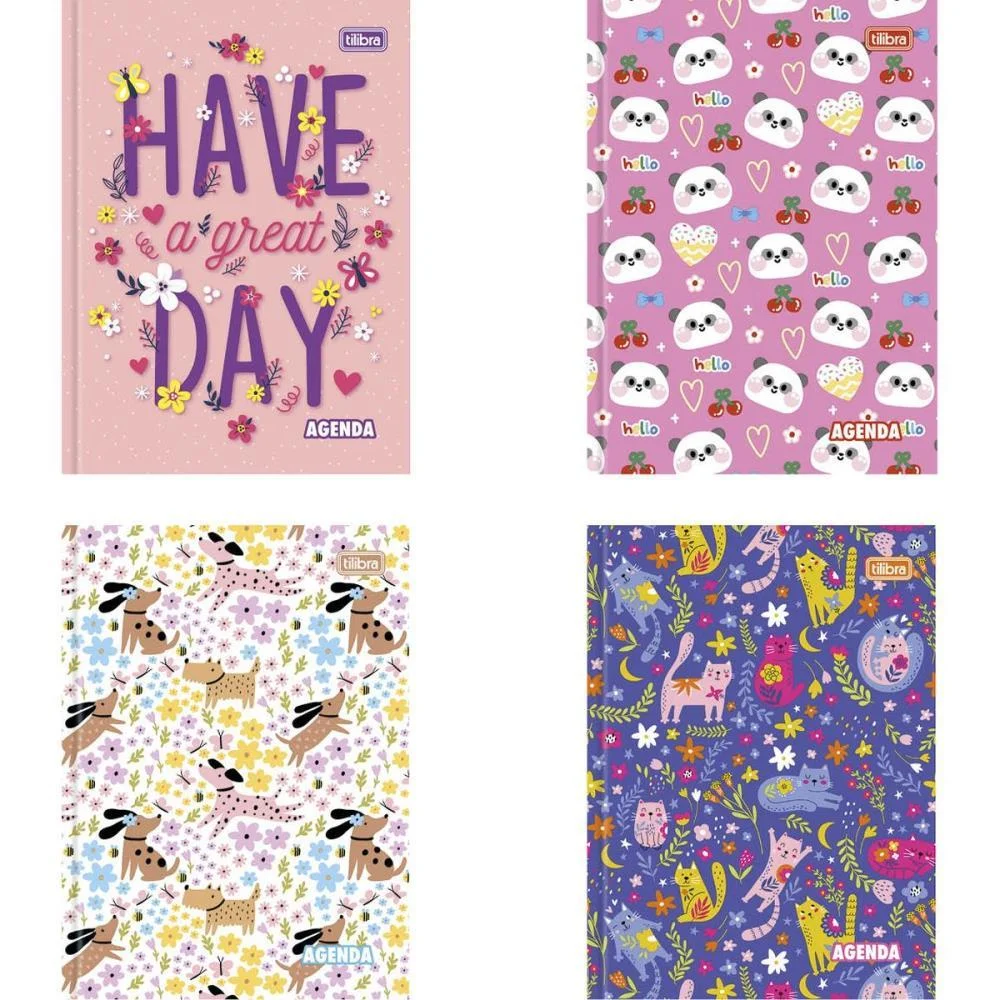 Agenda Permanente Pepper Cost Femin.160F 123X166 Tilibra (Pct.c/06)